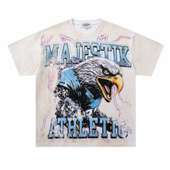 Washed Distressed Rhinestone Tee