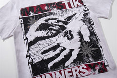 Hand Rhinestone Tee