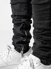 NODP Black Mono Essential Jeans