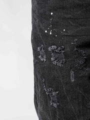 NODP Messy Black Jeans