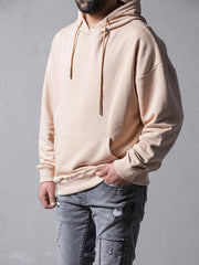 NODP Beige Oversize Hoodie