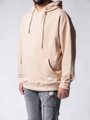 NODP Beige Oversize Hoodie