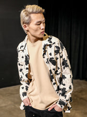 NODP Black Patterned Shirt