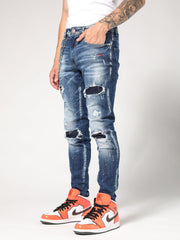 NODP Patch Blue Denim Jeans