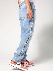 NODP Laces Denim Pants