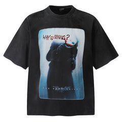 Saint Michael “WHY SO SERIOUS” Printed T-Shirt