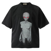 Saint Michael Alien Pattern Printed T-Shirt