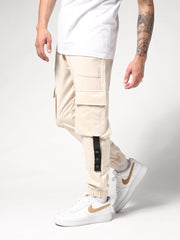 NODP Creme Cargo Sweatpants