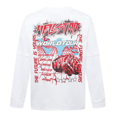 Studios Designer Graphic Print Long Sleeve Tee