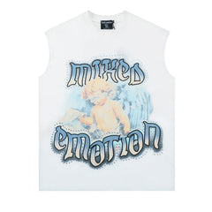 White Angel Sleeveless Tee