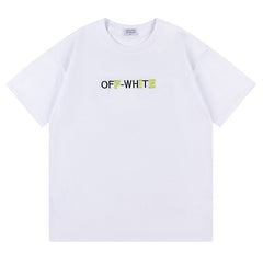 Off White Logo Pattern Printed T-Shirt