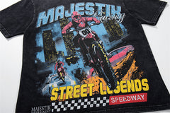 Motorcycle Rhinestone Tee
