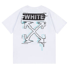 Off White Logo Pattern Printed T-Shirt