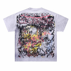 Pattern Rhinestone Tee