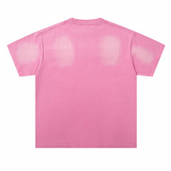 Washed Distressed Rhinestone Tee
