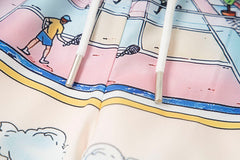 Casablanca Multi Color Printed Short #357