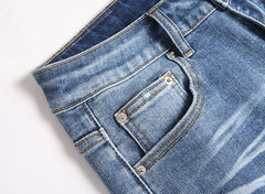 Amiri Logo Denim Shorts #2018