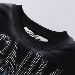 Carnival Rhinestone Cropped Tee