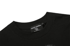 Black “Rhinestone” Cropped Tee