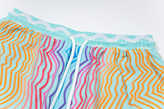 Casablanca Multi Color Printed Short #344