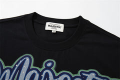 Washed Distressed Rhinestone Tee