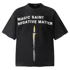 Saint Michael Candlestick Pattern Printed T-Shirt