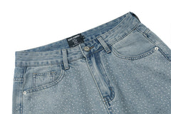 Rhinestones Jeans