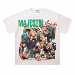 Dog Baseball Player Rhinestone Tee