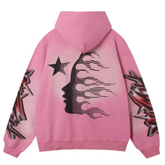 Brainwashed Without Brain Hoodie Pink