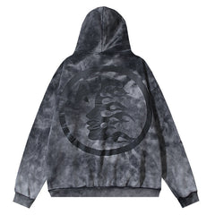 Meteor Pattern Printed Hoodie