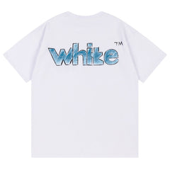 Off White Logo Pattern Printed T-Shirt