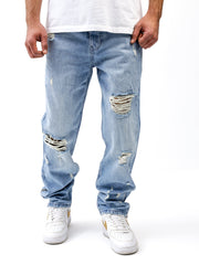 NODP Blue Ripped Jeans