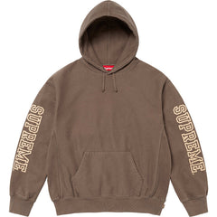 SUPREME 24FW Collegiate Sleeve Hoodie Sweatshirt