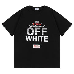 Off White Logo Pattern Printed T-Shirt