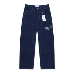 Letter Pattern Jeans #V8271