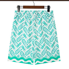 Casablanca Multi Color Printed Short #367