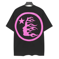 Classic Lettering Rhinestone T-Shirt