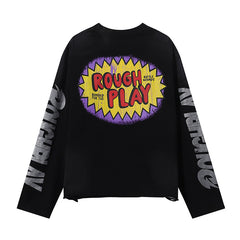 Beavis Buttead Rhinestone Long Sleeve Tee