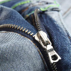 Embroidery Logo Denim Shorts #2005