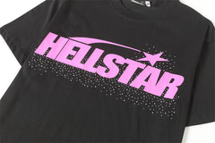 Classic Lettering Rhinestone T-Shirt