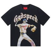 Godspeed Skeletons Athlete T-Shirts #1003