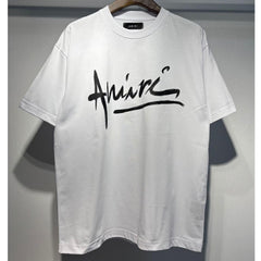 Letter Print T-shirt #756