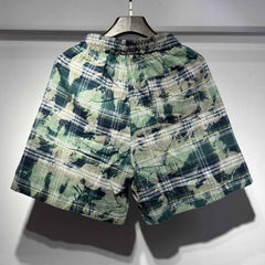 Letter Embroidery Shorts