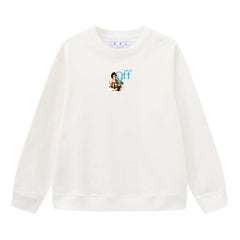 Off White Caravaggio Boy Marker Slim Sweatshirts