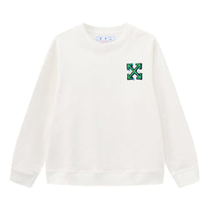 Off White Arrow Pattern Printed Sweatshirts