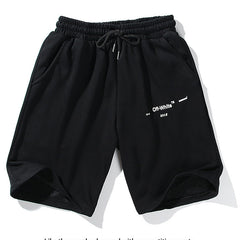 Off-White Brush Arrows Raw-Cut Shorts