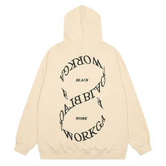 NODP TIFO Letter Print Hoodie