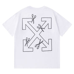Scissors Pattern T-shirt