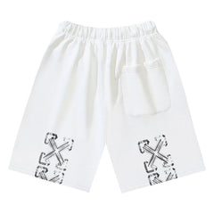 Off-White Logo Arrows Printed Shorts