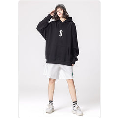 NODP RS Plush luminous print men's hooded sweatshirt